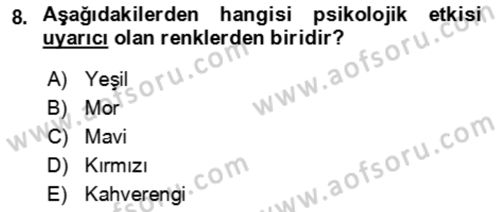Verimlilik Yönetimi Dersi 2021 - 2022 Yılı Yaz Okulu Sınav Soruları 8. Soru