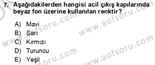 Verimlilik Yönetimi Dersi 2023 - 2024 Yılı Yaz Okulu Sınav Soruları 7. Soru