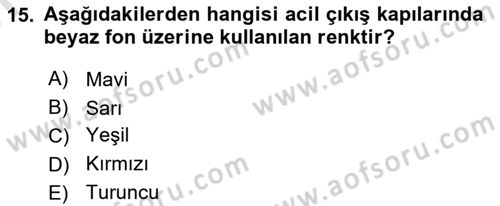 Verimlilik Yönetimi Dersi 2025 - 2026 Yılı (Vize) Ara Sınav Soruları 15. Soru