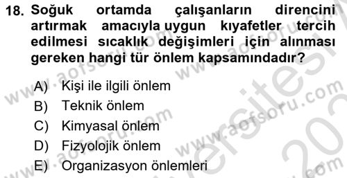 Verimlilik Yönetimi Dersi 2025 - 2026 Yılı (Vize) Ara Sınav Soruları 18. Soru