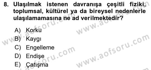 Verimlilik Yönetimi Dersi 2025 - 2026 Yılı (Final) Dönem Sonu Sınav Soruları 8. Soru