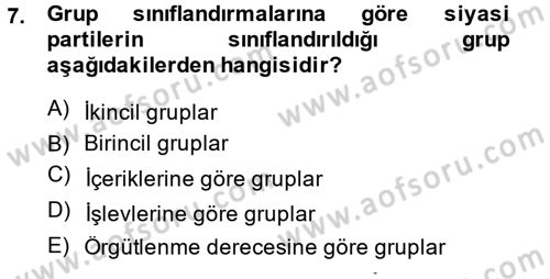 Tüketim Bilinci ve Bilinçli Tüketici Dersi 2013 - 2014 Yılı (Vize) Ara Sınav Soruları 7. Soru