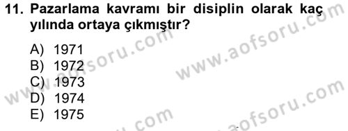 Tüketim Bilinci ve Bilinçli Tüketici Dersi 2014 - 2015 Yılı Tek Ders Sınav Soruları 11. Soru