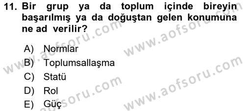 Tüketim Bilinci ve Bilinçli Tüketici Dersi 2015 - 2016 Yılı (Vize) Ara Sınav Soruları 11. Soru