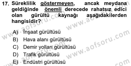 Tüketim Bilinci ve Bilinçli Tüketici Dersi 2017 - 2018 Yılı 3 Ders Sınav Soruları 17. Soru
