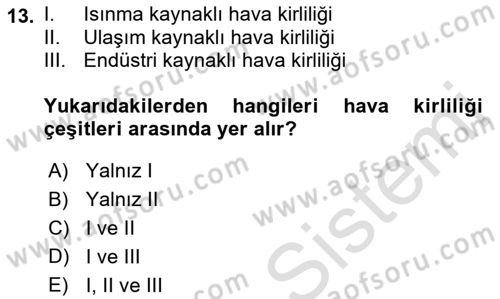 Tüketim Bilinci ve Bilinçli Tüketici Dersi 2018 - 2019 Yılı 3 Ders Sınav Soruları 13. Soru