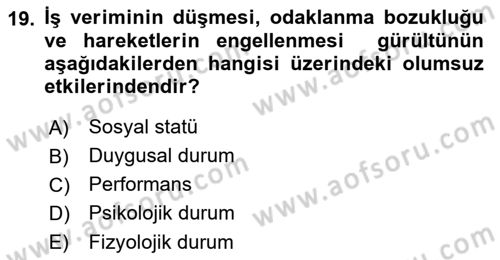 Tüketim Bilinci ve Bilinçli Tüketici Dersi 2018 - 2019 Yılı 3 Ders Sınav Soruları 19. Soru