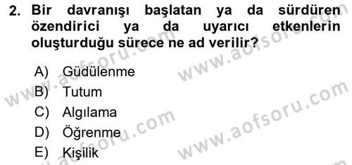 Tüketim Bilinci ve Bilinçli Tüketici Dersi 2018 - 2019 Yılı Yaz Okulu Sınav Soruları 2. Soru