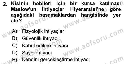 Tüketim Bilinci ve Bilinçli Tüketici Dersi 2022 - 2023 Yılı Yaz Okulu Sınav Soruları 2. Soru