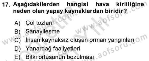 Tüketim Bilinci ve Bilinçli Tüketici Dersi 2023 - 2024 Yılı Yaz Okulu Sınav Soruları 17. Soru