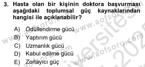 Tüketim Bilinci ve Bilinçli Tüketici Dersi 2024 - 2025 Yılı Yaz Okulu Sınav Soruları 3. Soru