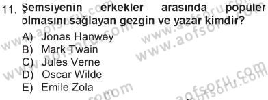 Giysi Seçimi Dersi 2012 - 2013 Yılı Tek Ders Sınav Soruları 11. Soru
