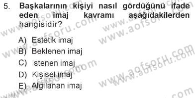 Giysi Seçimi Dersi 2012 - 2013 Yılı Tek Ders Sınav Soruları 5. Soru