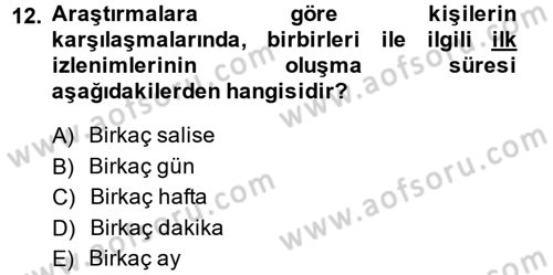 Giysi Seçimi Dersi 2014 - 2015 Yılı (Vize) Ara Sınav Soruları 12. Soru