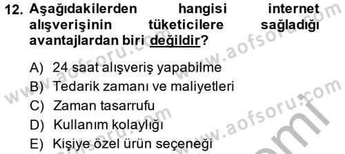 Giysi Seçimi Dersi 2014 - 2015 Yılı (Final) Dönem Sonu Sınav Soruları 12. Soru