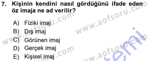 Giysi Seçimi Dersi 2015 - 2016 Yılı (Vize) Ara Sınav Soruları 7. Soru