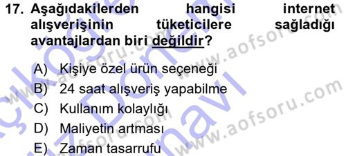 Giysi Seçimi Dersi 2015 - 2016 Yılı (Final) Dönem Sonu Sınav Soruları 17. Soru