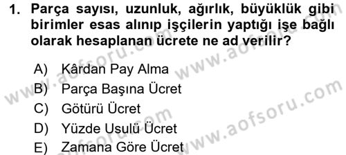 Ev Endüstrisi Dersi 2015 - 2016 Yılı (Vize) Ara Sınav Soruları 1. Soru