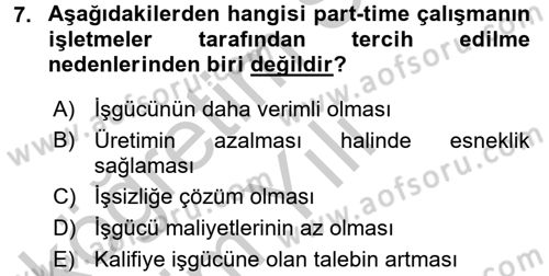 Ev Endüstrisi Dersi 2016 - 2017 Yılı 3 Ders Sınav Soruları 7. Soru