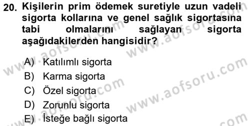Ev Endüstrisi Dersi 2017 - 2018 Yılı 3 Ders Sınav Soruları 20. Soru