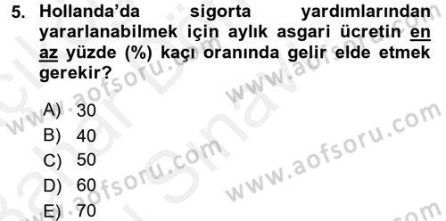 Ev Endüstrisi Dersi 2017 - 2018 Yılı (Final) Dönem Sonu Sınav Soruları 5. Soru