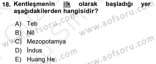Toplumsal Yaşamda Aile Dersi 2016 - 2017 Yılı (Final) Dönem Sonu Sınav Soruları 18. Soru