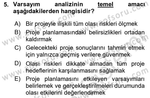 Toplumsal Yaşamda Aile Dersi 2024 - 2025 Yılı (Vize) Ara Sınav Soruları 5. Soru
