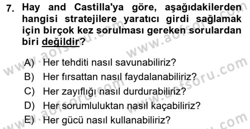 Toplumsal Yaşamda Aile Dersi 2024 - 2025 Yılı (Final) Dönem Sonu Sınav Soruları 7. Soru
