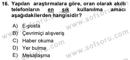 Toplumsal Yaşamda Aile Dersi 2024 - 2025 Yılı Yaz Okulu Sınav Soruları 16. Soru
