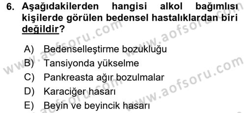 Aile Psikolojisi ve Eğitimi Dersi 2016 - 2017 Yılı (Final) Dönem Sonu Sınav Soruları 6. Soru
