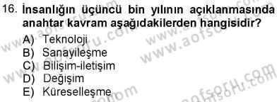 Aile Ekonomisi Dersi Ara Sınavı Deneme Sınav Soruları 16. Soru