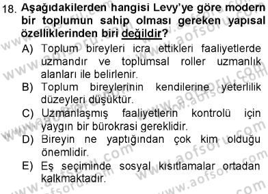 Aile Ekonomisi Dersi Ara Sınavı Deneme Sınav Soruları 18. Soru