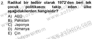 Aile Ekonomisi Dersi Ara Sınavı Deneme Sınav Soruları 2. Soru