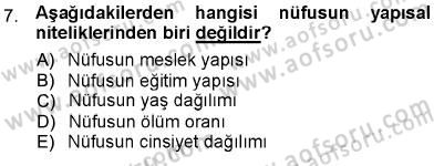 Aile Ekonomisi Dersi Ara Sınavı Deneme Sınav Soruları 7. Soru
