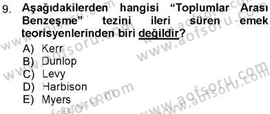Aile Ekonomisi Dersi Ara Sınavı Deneme Sınav Soruları 9. Soru
