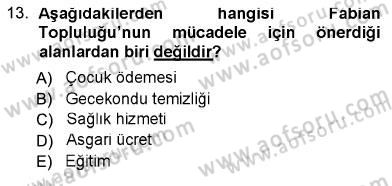 Aile Ekonomisi Dersi 2012 - 2013 Yılı (Final) Dönem Sonu Sınav Soruları 13. Soru