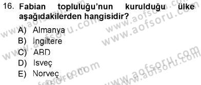 Aile Ekonomisi Dersi 2012 - 2013 Yılı (Final) Dönem Sonu Sınav Soruları 16. Soru