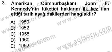 Aile Ekonomisi Dersi 2012 - 2013 Yılı (Final) Dönem Sonu Sınav Soruları 3. Soru