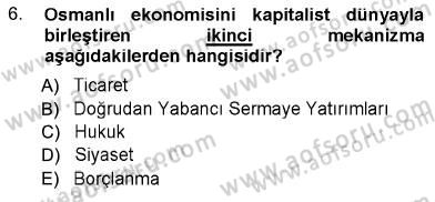 Aile Ekonomisi Dersi 2012 - 2013 Yılı (Final) Dönem Sonu Sınav Soruları 6. Soru