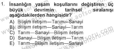Aile Ekonomisi Dersi 2012 - 2013 Yılı Tek Ders Sınav Soruları 1. Soru