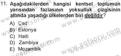 Aile Ekonomisi Dersi 2012 - 2013 Yılı Tek Ders Sınav Soruları 11. Soru