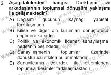 Aile Ekonomisi Dersi 2012 - 2013 Yılı Tek Ders Sınav Soruları 2. Soru