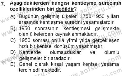 Aile Ekonomisi Dersi 2012 - 2013 Yılı Tek Ders Sınav Soruları 7. Soru