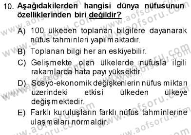 Aile Ekonomisi Dersi Ara Sınavı Deneme Sınav Soruları 10. Soru