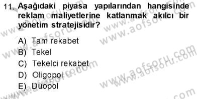 Aile Ekonomisi Dersi Ara Sınavı Deneme Sınav Soruları 11. Soru
