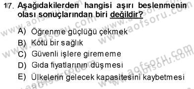 Aile Ekonomisi Dersi Ara Sınavı Deneme Sınav Soruları 17. Soru