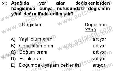 Aile Ekonomisi Dersi Ara Sınavı Deneme Sınav Soruları 20. Soru