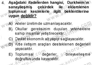 Aile Ekonomisi Dersi Ara Sınavı Deneme Sınav Soruları 4. Soru
