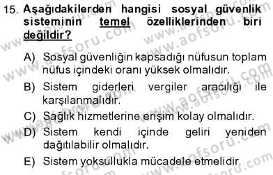 Aile Ekonomisi Dersi 2013 - 2014 Yılı (Final) Dönem Sonu Sınav Soruları 15. Soru