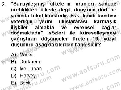 Aile Ekonomisi Dersi 2013 - 2014 Yılı (Final) Dönem Sonu Sınav Soruları 2. Soru